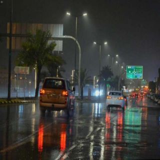 الدفاع المدني أمطار القصيم مستمرة حتى الرابعة صباحًا