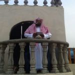 رئيس مركز حميد العلايا يتقدم المصلين في صلاه العيد 