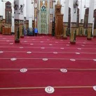 الشؤون الإسلامية أستمرار العمل بتطبيق التباعد الجسدي بين المصلين