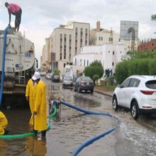 #أمانة_جدة تكثف جهودها للتعامل مع تأثير الأمطار