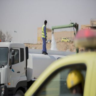 #أمانة_القصيم تُجري فرضية التعامل مع الأمطار وجريان السيول