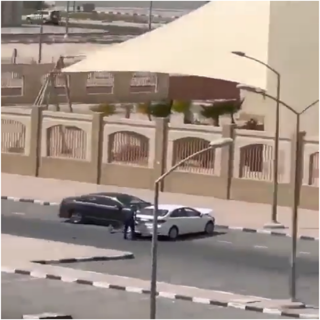 فيديو - القبض على شخص ظهر في فيديو وهو يعتدي على زوجته في #الكويت