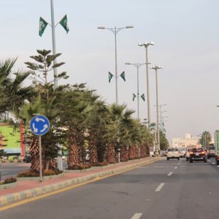 شوارع وادي بن هشبل تتزين بالأعلام إحتفاءً بـ #اليوم_الوطني_92