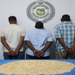 القبض على ’’3’’ مُقيمين في جدة بحوزتهم (81.000)قرصًا من مادة الإمفيتامين المخدر
