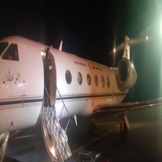 إنفاذًا لتوجيهات القايدة طائرة إخلاء طبي تنقل مواطن من المغرب للسعودية