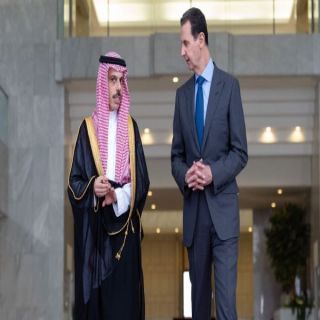 الرئيس السوري بشار الأسد يستقبل وزير الخارجية السعودي  سمو الأمير فيصل بن فرحان