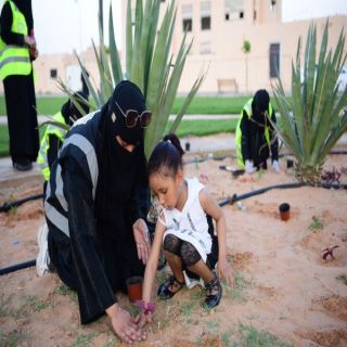 #بلدية_عنيزة تنظم حملة التشجير ضمن مبادرات المشاركات المجتمعية
