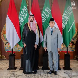 سمو وزير الدفاع وزير الدفاع الإندونيسي يبحثان تعزيز التعاون في المجال العسكري والدفاعي