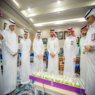 أمين #القصيم يطلع على مشروع #العثيم_هارت