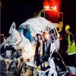 وفاة 5 في حادث على الطريق الدولي بمحافظة البرك 