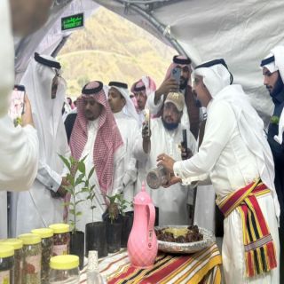 محافظ رجال المع يدشن فعاليات #مهرجان_البن_الاول