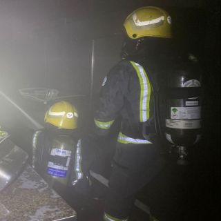 إصابة (3) أشخاص في حريق مطعم بحي الريان في بريدة