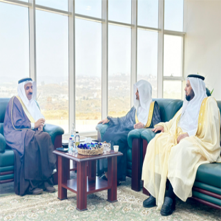 مُدير عام فرع هيئة الباحة يلتقي مدير فرع وزارة الموارد البشرية والتنمية الاجتماعية