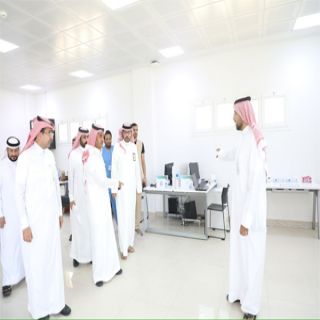 مُدير صحة حفر الباطن ورئيس التجمع الصحي يتفقدان مركز المراقبة الصحي بمنفذ الرقعي الحدودي