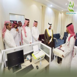 رئيس مركز ثربان يزور جمعية عطاء الخيرية
