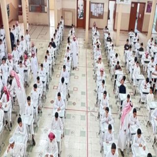 طُلاب وطالبات #الحدود_الشمالية ينتظمون في مقاعد إختبارات الفصل الثالث
