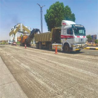 بمساحة إجمالية أكثر من  (119) ألف م2 بلدية البكيرية تُنفذ أعمال صيانة للطرقات