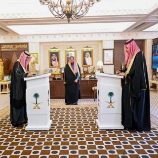 سمو أمير القصيم سشهد توقيع مذكرة تعاون بين إمارة المنطقة والهيئة السعودية للمحامين.