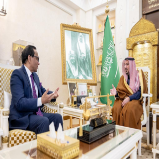 سمو أمير منطقة القصيم يستقبل السفير السيرلانكي لدى المملكة