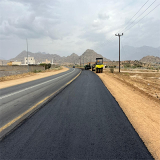 بتوجيه سمو أمير عسير البدء في أعمال إزدواج طريق ثلوث المنظر الرئيسي
