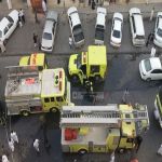 تسع حالات اختناق بحريق شقة بمدينة عرعر‎