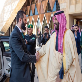 سمو ولي العهد يستقبل فخامة الرئيس السوري أحمد الشرع