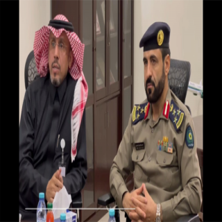 مُدير فرع هلال القصيم يستقبل مدير الدفاع المدني بالمنطقة