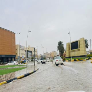 الأمطار غزيرة على مُحافظة البكيرية