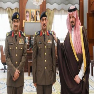 سمو أمير المدينة المنورة يُقلد الشهري رتبة لواء