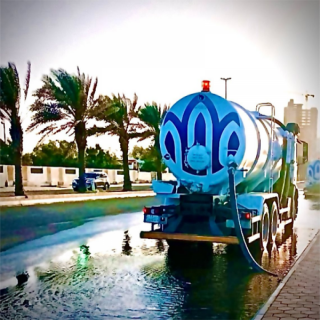 #أمانة_جدة تواصل معالجة آثار الحالة المطرية