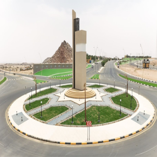 بلدية محافظة ضرية تنهي مشروع “ميدان أسماء الله الحسنى”