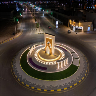 #بلدية_محافظة_الدليمية تنهي تطوير ميدان طريق الملك عبد العزيز