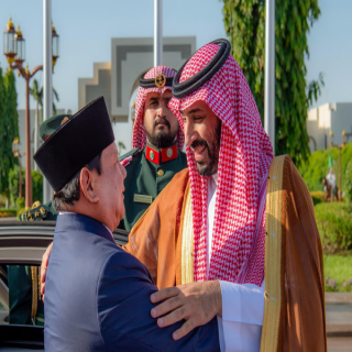 ولي العهد يستقبل رئيس جمهورية إندونيسيا