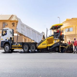 #أمانة_القصيم ترفع كفاءة الطرق بمدينة بريدة