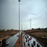 امطار مصحوبة بزخات من البرد على مناطق الرياض يوم امس 
