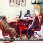 مدير شرطة محافظة بالجرشي يستقبل مدير عام الادارة العامة لهئية الهلال الاحمربالباحة