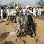 وفاة اربعة اشخاص بحادث مروري ببارق (صور)