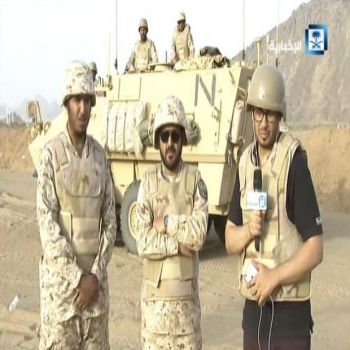 مدفعية الحرس الوطني من على الشريط الحدودي في مقابلة لقناة الإخبارية