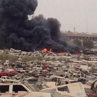 شرطة محافظة جدة تُطيع بمشتبه بهِ في حادث حريق تشليح بريمان