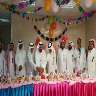 صور- مستشفى سراة عبيدة يحتفل باليوم الوطني وعيد الاضحى المبارك