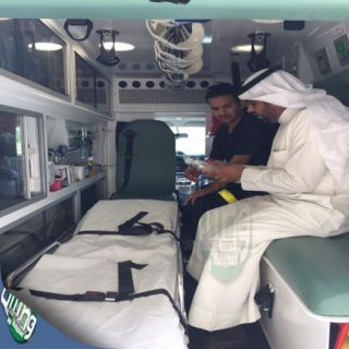 بالصور-مديرعام #هيئة_الهلال الأحمر بالباحة يتفقد عدة مراكز إسعافية بالمنطقة